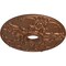 Ekena Millwork Norwich Ceiling Medallion (Fits Canopies up to 4 1/2"), 18"OD x 3 1/2"ID x 1 3/8"P, Polished Copper CM18NOPOS - alternate 2